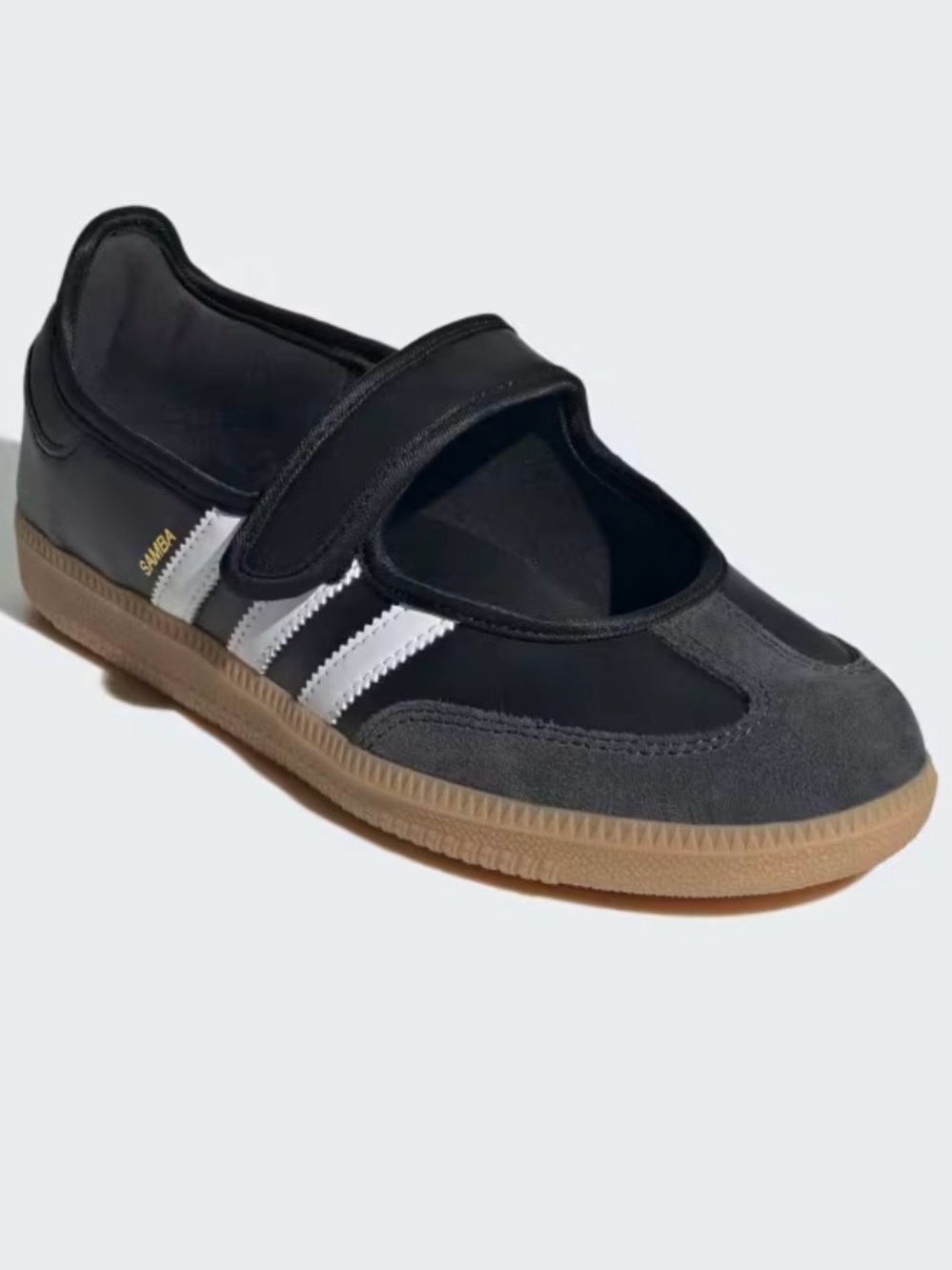 adidas Samba Mary Jane Black White Gum Sole